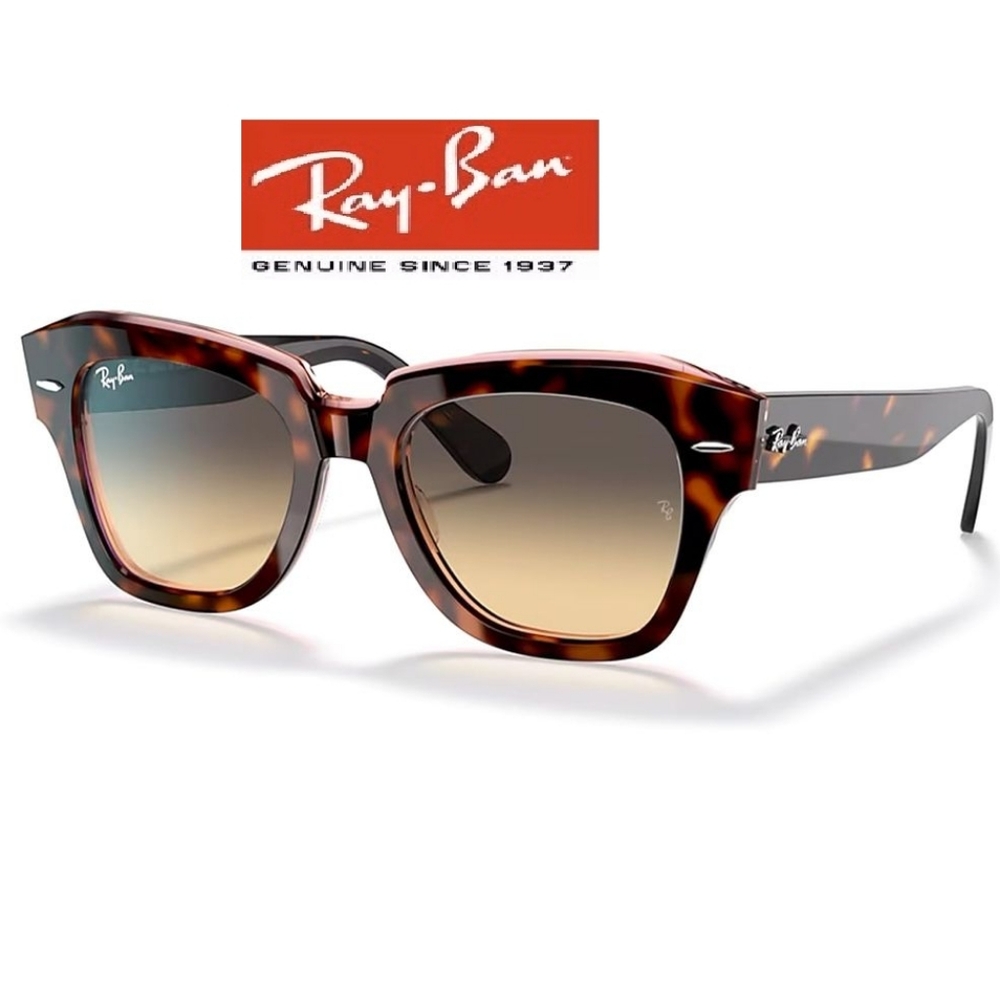 Ray Ban State Street RB2186 Tortoise Gradient Brown